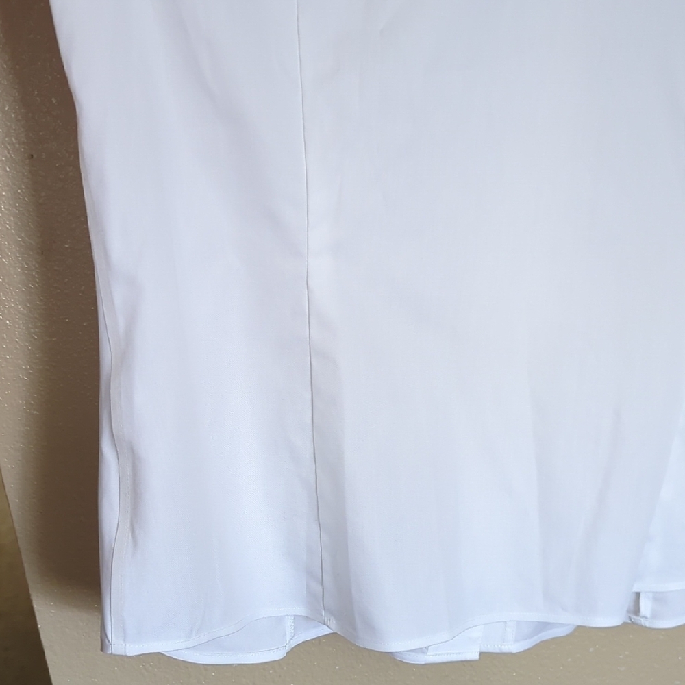 Anne Klein Classic White Button-Down Shirt - Picture 4 of 8